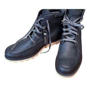 New Sorel Impermeable Waterproof‎ Boots Men's Size 15 Black Leather